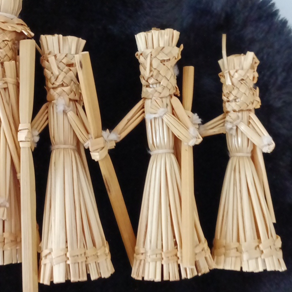 Handcrafted Straw Nativity Set Vintage EXTREMELY RARE - Picture 12 of 15